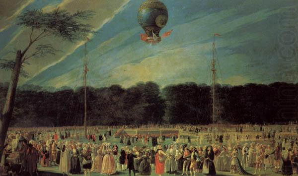 Antonio Carnicero The  Ascent of a Montgolfier Balloon china oil painting image